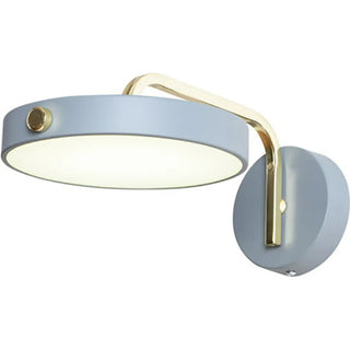 Contemporary Adjustable Round Metal LED Wall Sconce Zawala Image - 11