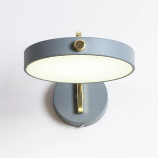 Contemporary Adjustable Round Metal LED Wall Sconce Zawala Image - 15