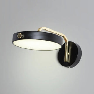 Contemporary Adjustable Round Metal LED Wall Sconce Zawala Image - 17