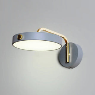Contemporary Adjustable Round Metal LED Wall Sconce Zawala Image - 6