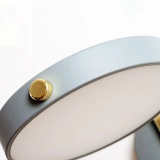 Contemporary Adjustable Round Metal LED Wall Sconce Zawala Image - 9