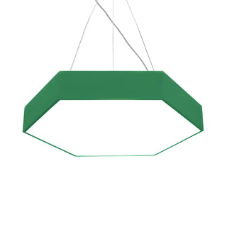 Contemporary Hexagon Metal Black Indoor Pendant Light Zawala Image - 4