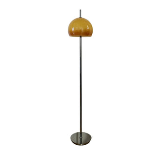 Contemporary Glass Dome Metal Bedside Floor Lamp Zawala Image - 11
