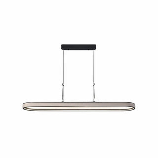 ZOWALA - Contemporary Oval Woven Rim LED Island Light Image - 9