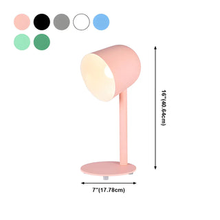 Contemporary Simple Macaron Dome Bedroom Table Lamp Zawala #size