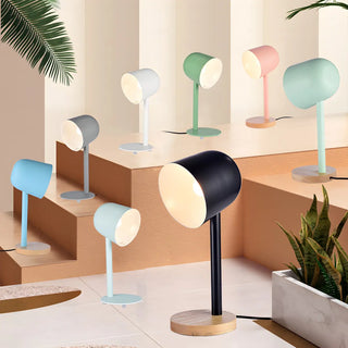 Contemporary Simple Macaron Dome Bedroom Table Lamp Zawala Image - 7