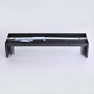 Contemporary Geometric Metal Black Exterior Wall Sconce Zawala Image - 16