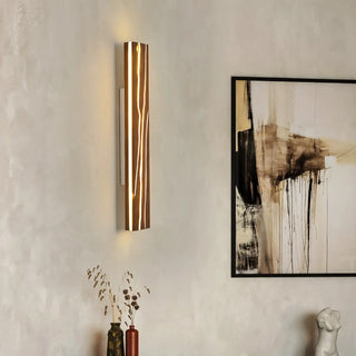 ZOWALA - Geometric Wood LED Wall Sconce Image - 2