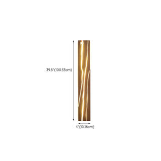 ZOWALA - Geometric Wood LED Wall Sconce Image - 20