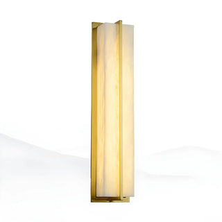 Contemporary Alabaster Square Black Living Room Wall Lamp Zawala Image - 5
