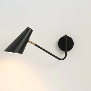 Rotatable Contemporary White Cone Wall Sconce Light Zawala Image - 10