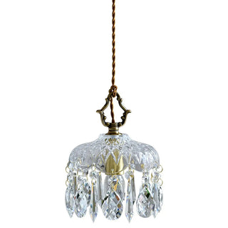 ZOWALA - Modern Elegant Crystal Dome Adjustable Pendant Light Image - 12