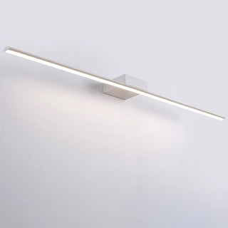 Bathroom White Modern Linear Metal LED Vanity Light Zawala Image - 10