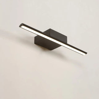 Bathroom White Modern Linear Metal LED Vanity Light Zawala Image - 11