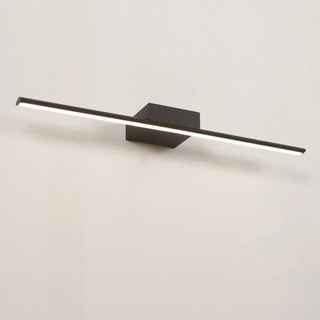 Bathroom White Modern Linear Metal LED Vanity Light Zawala Image - 12