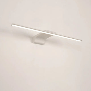 Bathroom White Modern Linear Metal LED Vanity Light Zawala Image - 16