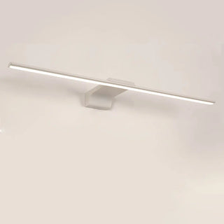 Bathroom White Modern Linear Metal LED Vanity Light Zawala Image - 17