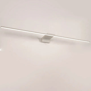 Bathroom White Modern Linear Metal LED Vanity Light Zawala Image - 18