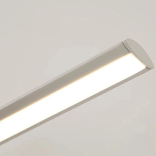 Bathroom White Modern Linear Metal LED Vanity Light Zawala Image - 25