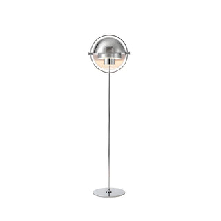 ZOWALA - Contemporary Silver Tiered Globe LED Floor Lamp Image - 13