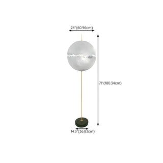 Artistic Spherical Glass PostKrisi F 64 Floor Lamp Zawala Image - 14