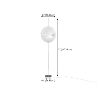 Artistic Spherical Glass PostKrisi F 64 Floor Lamp Zawala Image - 17
