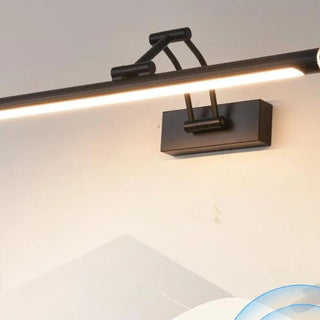 Contemporary LED Adjustable Linear Metal Vanity Light Zawala Image - 11