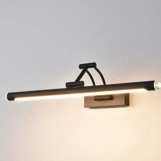Contemporary LED Adjustable Linear Metal Vanity Light Zawala Image - 12