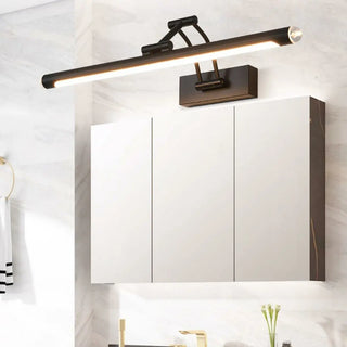 Contemporary LED Adjustable Linear Metal Vanity Light Zawala Image - 2