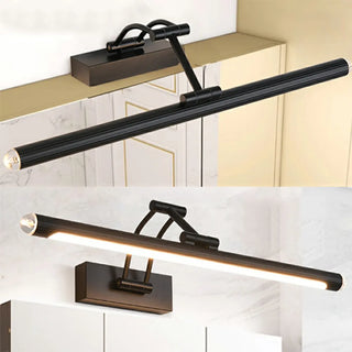 Contemporary LED Adjustable Linear Metal Vanity Light Zawala Image - 4