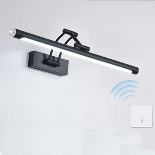 Contemporary LED Adjustable Linear Metal Vanity Light Zawala Image - 7