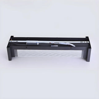 Contemporary Vertical Metal Exterior Black Wall Light Zawala Image - 27