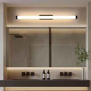Contemporary Linear LED Bathroom Black Vanity Light Zawala Image - 3