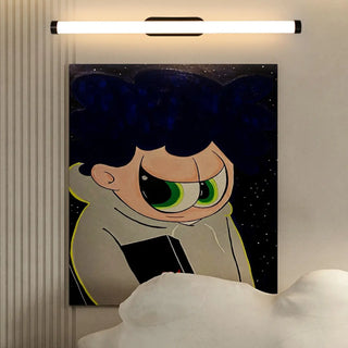 Contemporary Linear LED Bathroom Black Vanity Light Zawala Image - 4