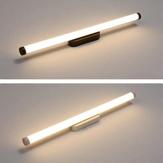 Contemporary Linear LED Bathroom Black Vanity Light Zawala Image - 5
