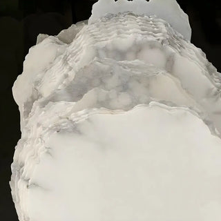 Contemporary Alabaster White Globe Bedroom Wall Sconce Image - 9