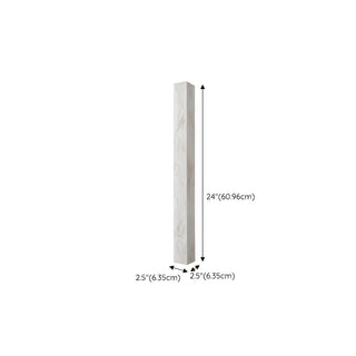 Contemporary Alabaster Rectangle White Bedroom Wall Sconce Image - 15