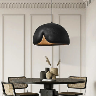 Contemporary Bowl Resin Pendant Light for Dining Room Zawala Image - 14