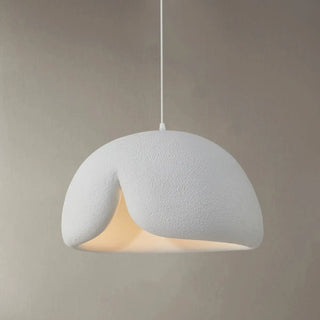 Contemporary Bowl Resin Pendant Light for Dining Room Zawala Image - 7
