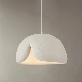 Contemporary Bowl Resin Pendant Light for Dining Room Zawala Image - 9