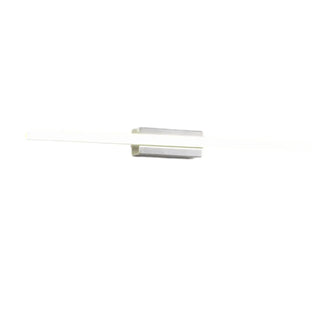 Contemporary White Linear LED Vanity Light Fixture Zawala Image - 5