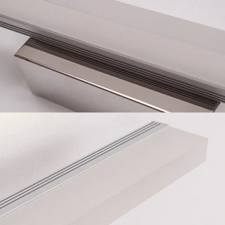 Contemporary White Linear LED Vanity Light Fixture Zawala Image - 6