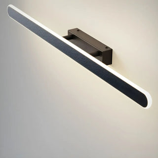 Contemporary White Oval LED Bathroom Vanity Light Zawala Image - 11