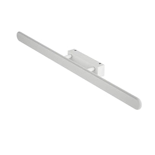 Contemporary White Oval LED Bathroom Vanity Light Zawala Image - 12