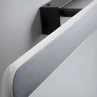 Contemporary White Oval LED Bathroom Vanity Light Zawala Image - 13