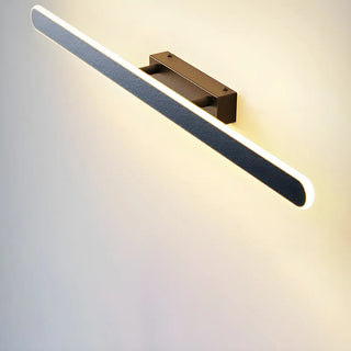 Contemporary White Oval LED Bathroom Vanity Light Zawala Image - 7