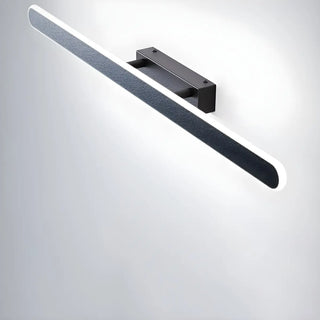 Contemporary White Oval LED Bathroom Vanity Light Zawala Image - 9