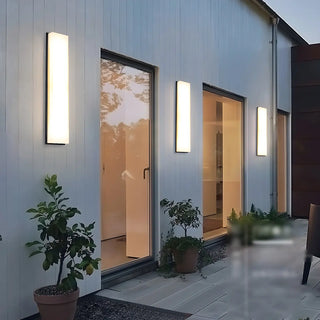 ZOWALA - Contemporary LED White Rectangular Exterior Wall Light Image - 19