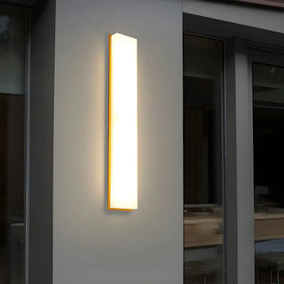ZOWALA - Contemporary LED White Rectangular Exterior Wall Light Image - 4