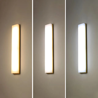 ZOWALA - Contemporary LED White Rectangular Exterior Wall Light Image - 15